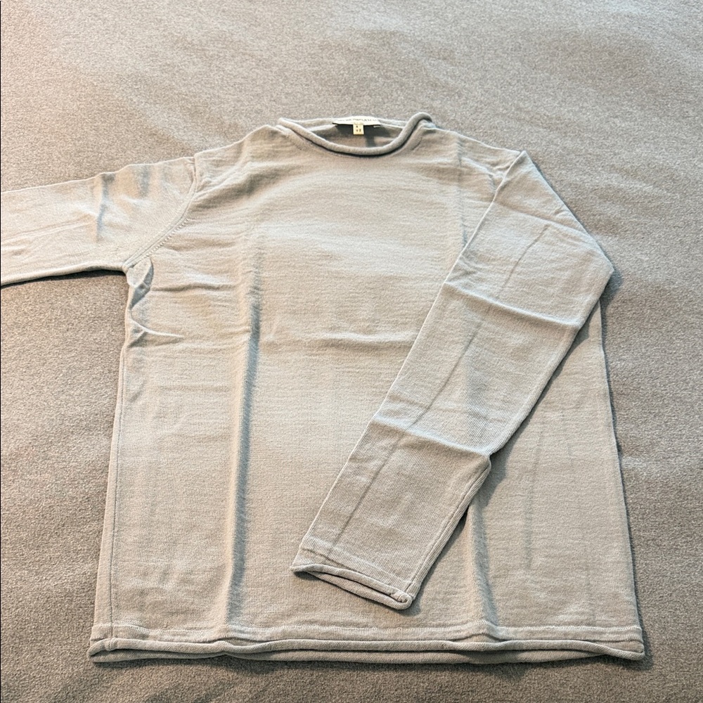 Emporio Armani Light Gray Long Sleeve Tee